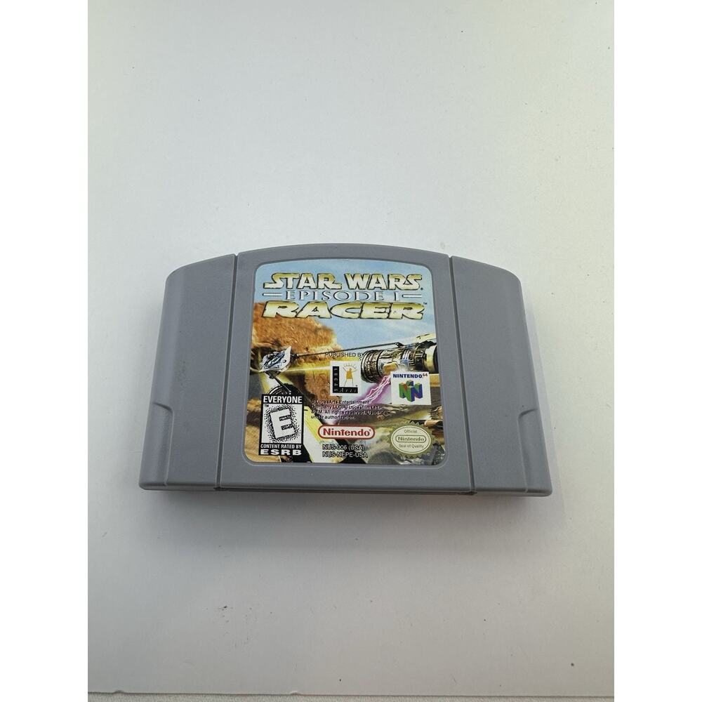 Star Wars Pod Racer Nintendo 64 N64 Authentic Cleaned Tested Retro Vintage Game